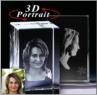 3D Glasfoto Block